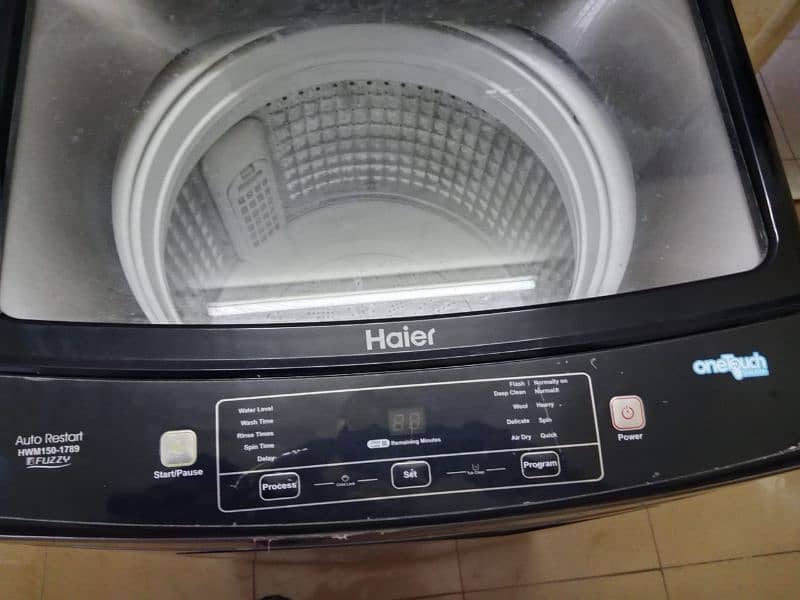 Haier automatic 15 kg washing machine brand new 1