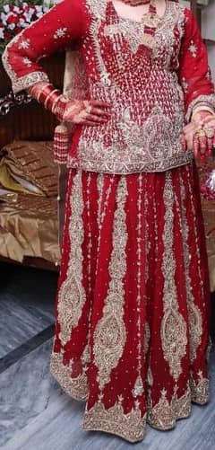 1 bridal lahnga just few hours used. 1 bridal maxi just few hour used