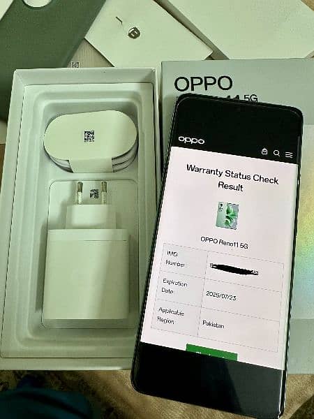 Oppo Reno 11 5G ( 12gb 256gb) Complete Box 11