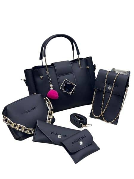 Women Leather Hand bag Set 2