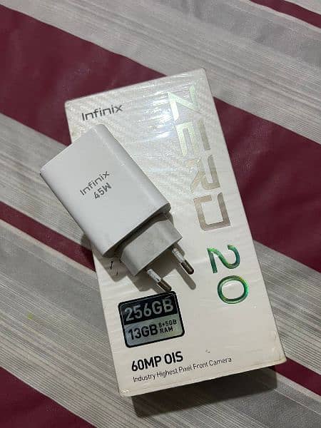 Infinix Zero 20 (256GB/13GB) With Box & Adopter 6