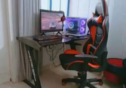 Gaming setup With Gaming Chair And Gaming Table For Sell Urgent