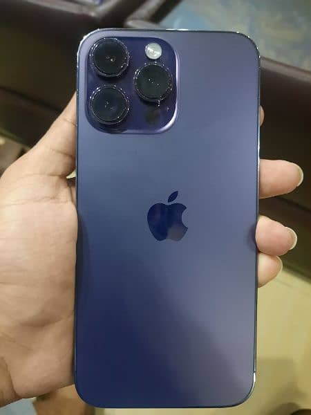 Iphone 14 pro max Deep purple with Full Box 4