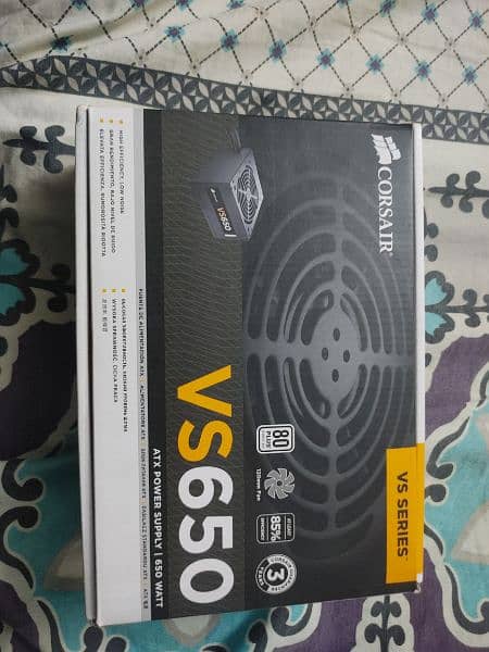 Corsair VS650 650W 80+ Sealed PSU with Box 0