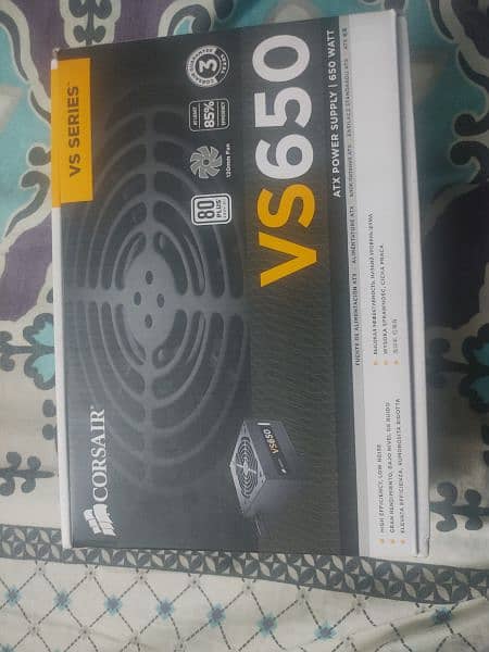 Corsair VS650 650W 80+ Sealed PSU with Box 1