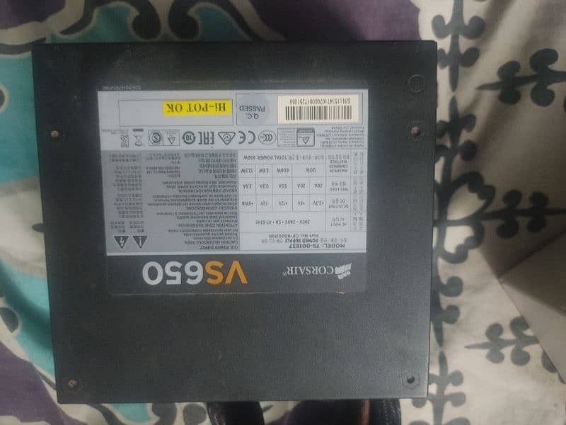 Corsair VS650 650W 80+ Sealed PSU with Box 3