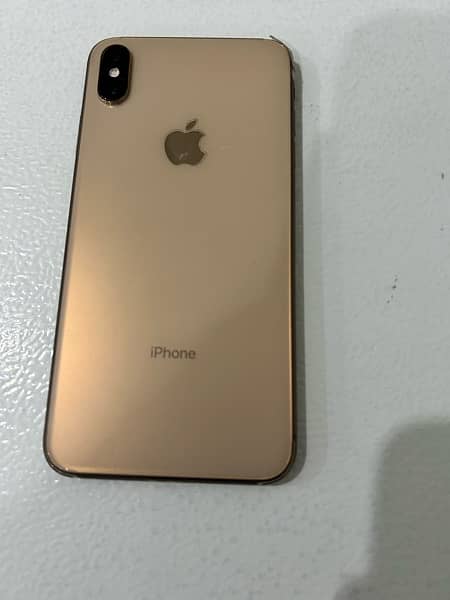 Iphone Xs max golen 256gb physical Pta approved 0