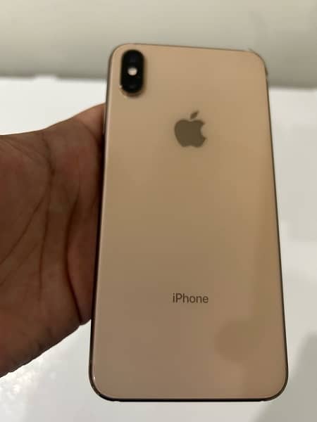 Iphone Xs max golen 256gb physical Pta approved 4