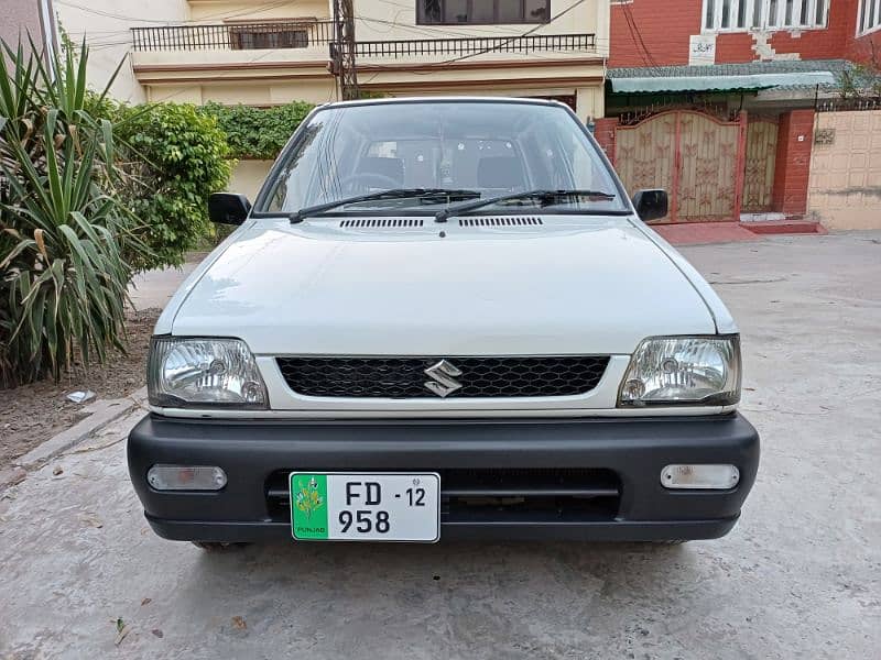 Suzuki Mehran VX 2012 bumper to bumper original fresh car 6