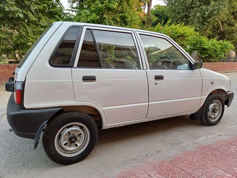 Suzuki Mehran VX 2012 bumper to bumper original fresh car 7