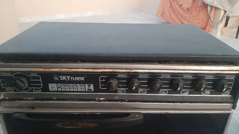 Sky Flame 5 burner with oven stove 1