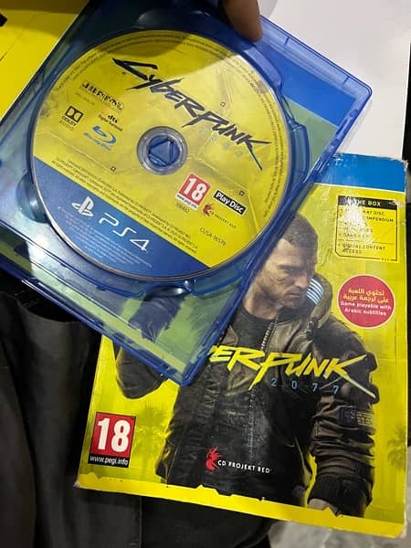 cyberpunk 2077 Ps4/Ps5 Both compatible Game with 2 disks 1