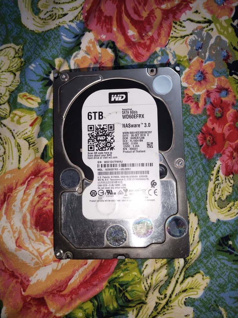 WD HARK DISK 6TB 0