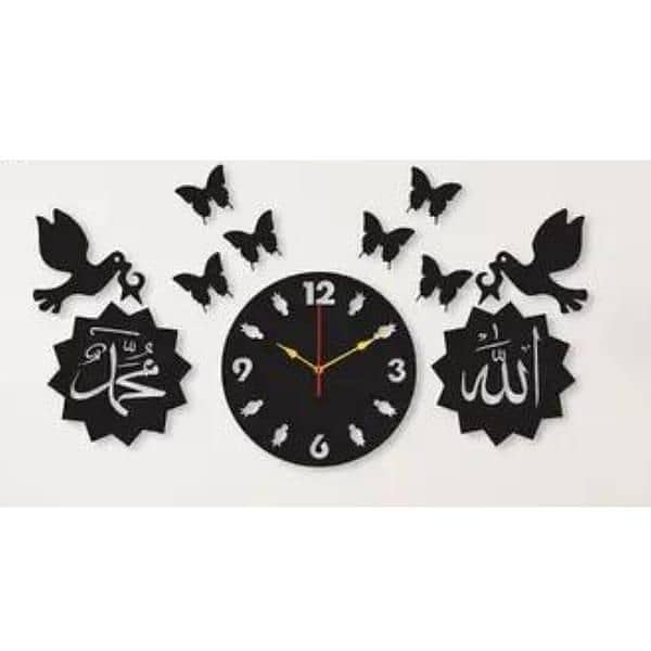 Islamic beautiful wall clock Big design 1