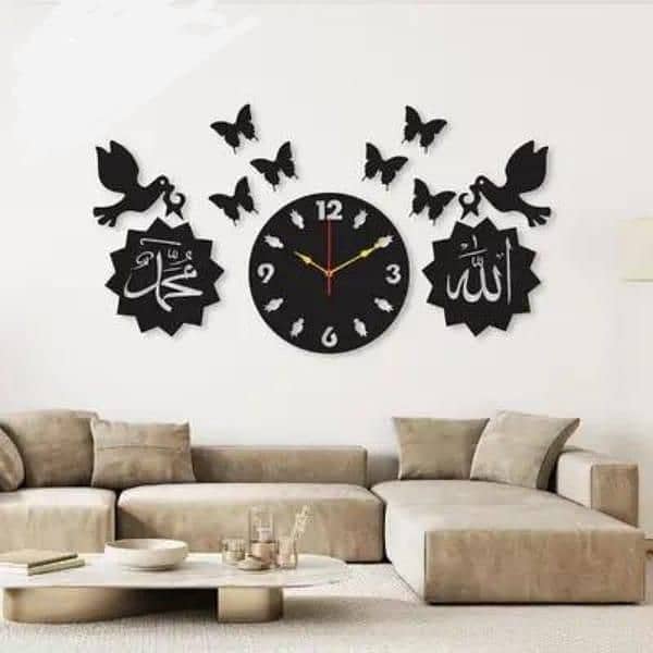 Islamic beautiful wall clock Big design 2