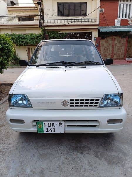 Suzuki Mehran VX 2015 with ac bumper to bumper original car 3