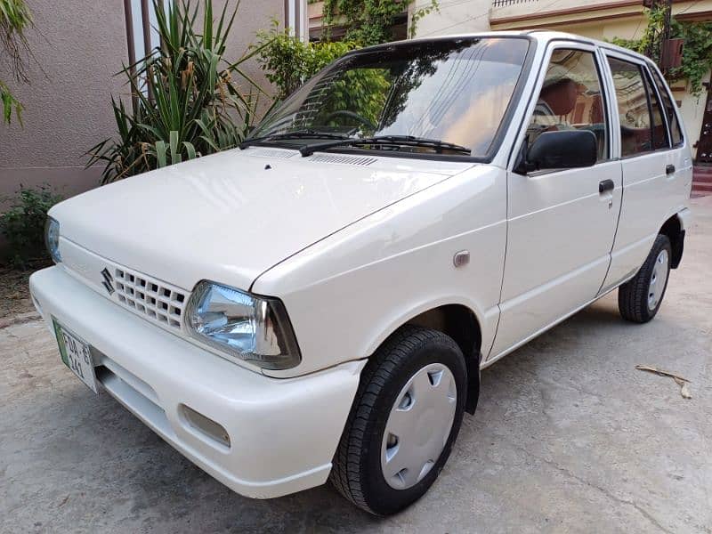 Suzuki Mehran VX 2015 with ac bumper to bumper original car 5