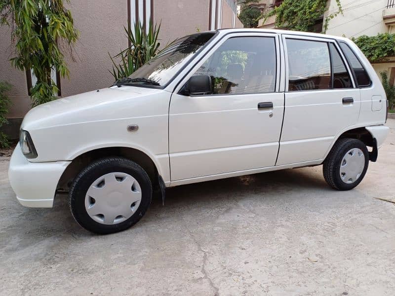 Suzuki Mehran VX 2015 with ac bumper to bumper original car 6