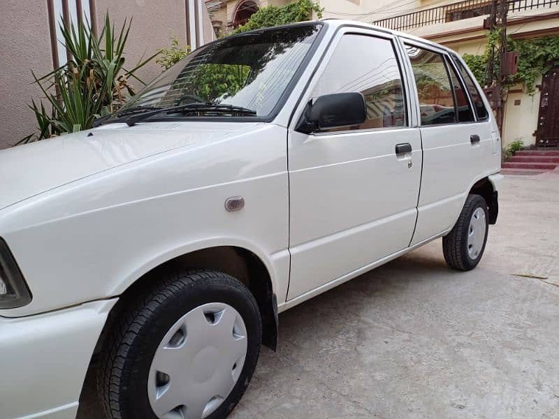 Suzuki Mehran VX 2015 with ac bumper to bumper original car 7