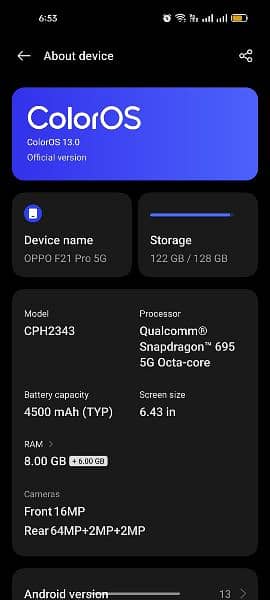 Oppo F21 Pro 5G 2