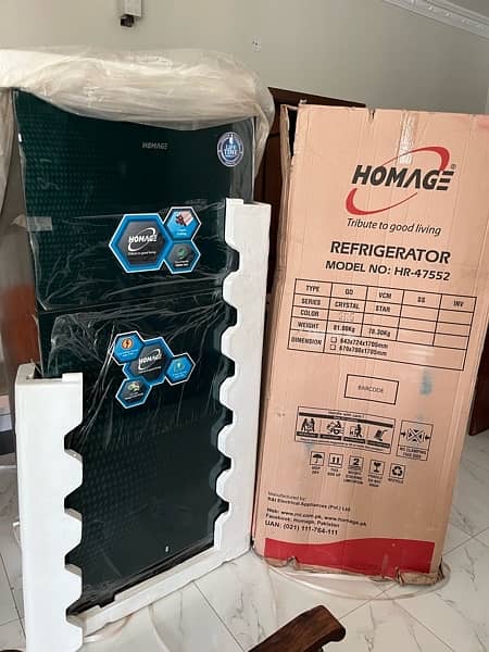 Rs 90,000 Brand new Homeage Refrigerator 13