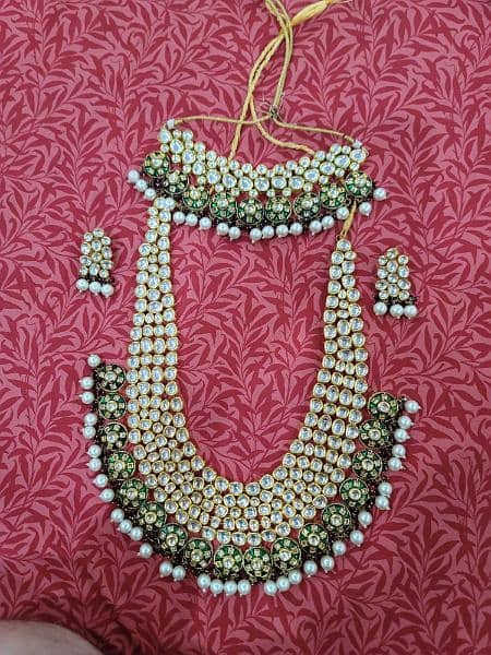 Original. indian kundan set 1