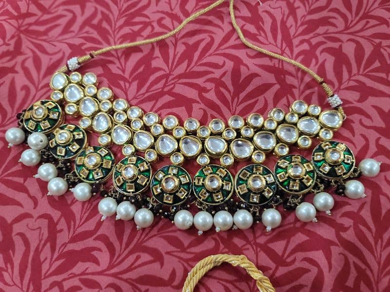 Original. indian kundan set 3