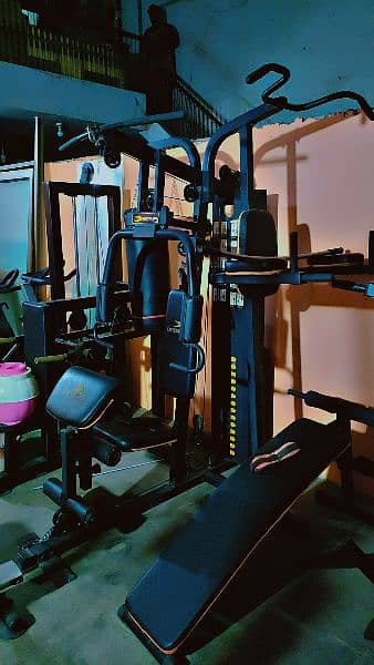 3 Station Home Gym Machine 1