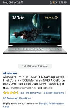 Dell Alienware m17 R4 RTX 3070