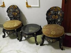 Chinotee Chairs and Table