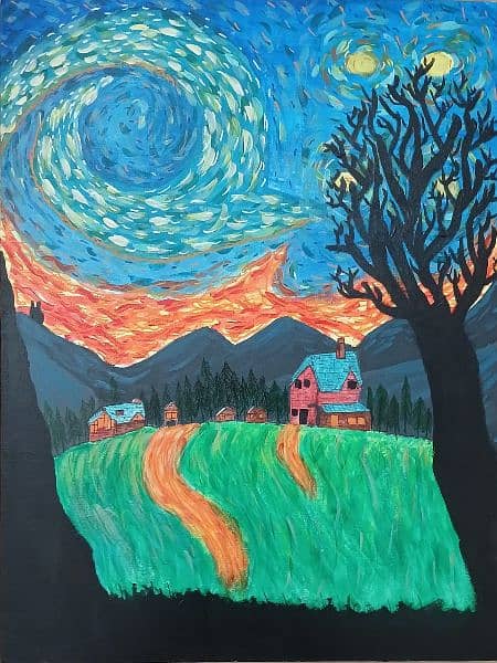 Beautiful Van Gogh style painting 1