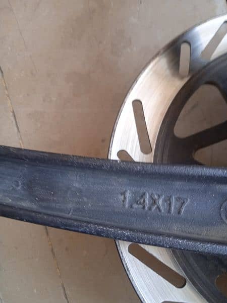 Alloy rims for cg 125 cd 100 prider 4