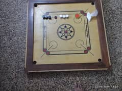 38 by 38 inches carrom board with high quality material coins (gotiya)