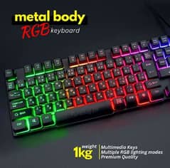 RGB METAL BODY GAMING KEYBOARD