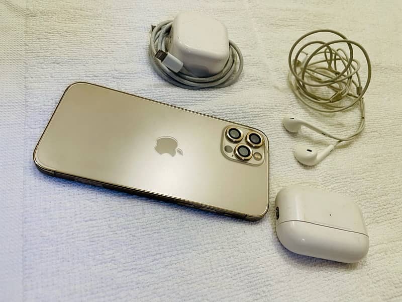 Iphone 12 Pro Gold LLA model 128GB Non-PTA ( Both sim time available ) 2