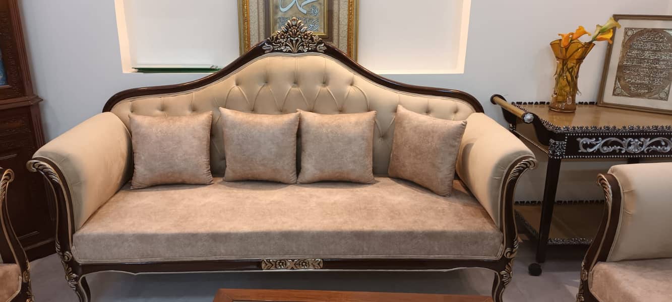 Sofa Set / 7 Seater Sofa / Luxury Sofa / Wooden Sofa / Seven Seater 3