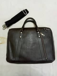 laptop bag pure leather