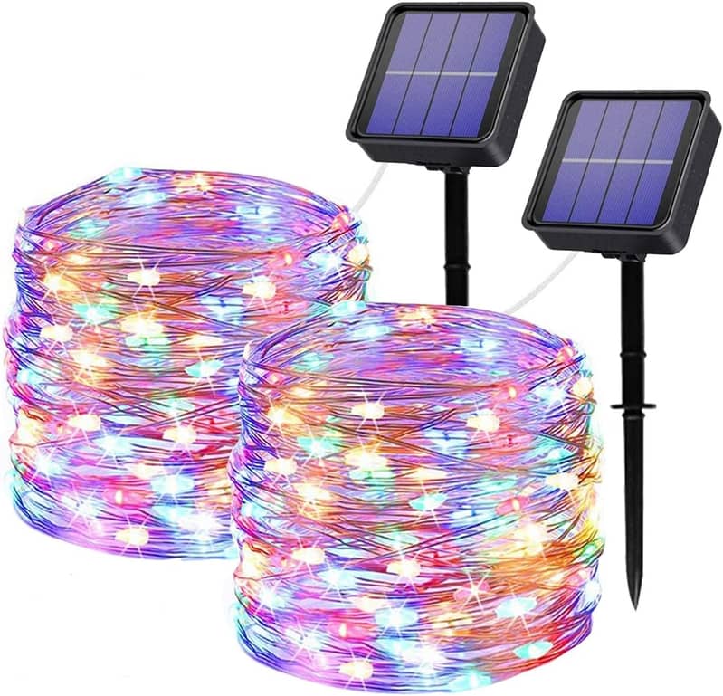 Solar Firework Fairy Light Waterproof Outdoor 8 Lighting Modes 2