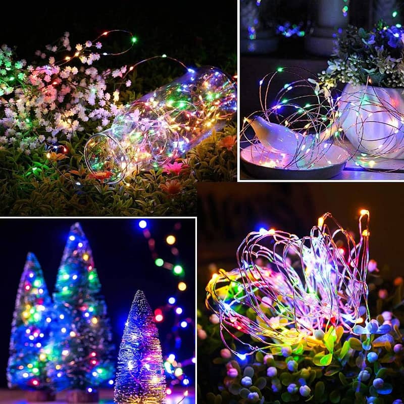 Solar Firework Fairy Light Waterproof Outdoor 8 Lighting Modes 3