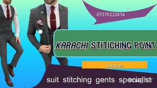 GROOMS SUIT'S STITCHING