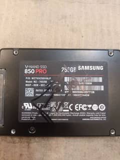 Samsung's SSD 256GB Slightly used.