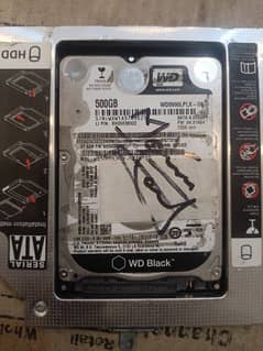 500 GB Hard Drive HDD Slightly used For sale.