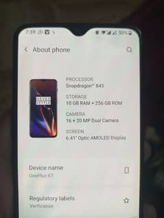 one plus 6t 10/10 snapdragon prosesssor