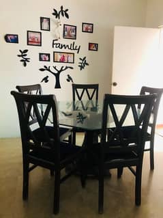 dining table with chairs