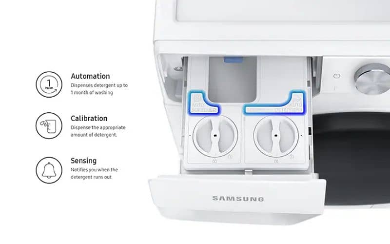 Samsung Washer Dryer 11/7 With Auto dispenser and AI 4