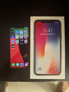 Iphone x  Pta Approved (Black color/ 64gb)