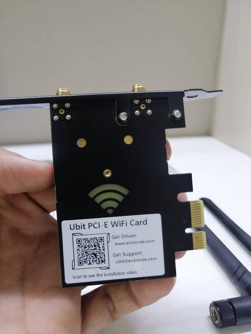 Ubit AX210s WiFi 6E PCIe Wireless WiFi Card Up to 5400Mbps 3