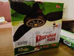 Khursheed (AC/DC Hybrid Inverter Fan)-Model: Icon (Black)