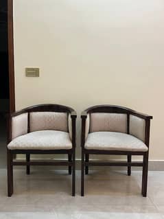 Two chairs for sale / Wooden Chairs / Bed room Chairs