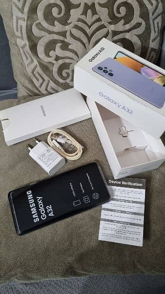 Samsung A32 Official PTA Approved 10/10, All Original Accessories 1